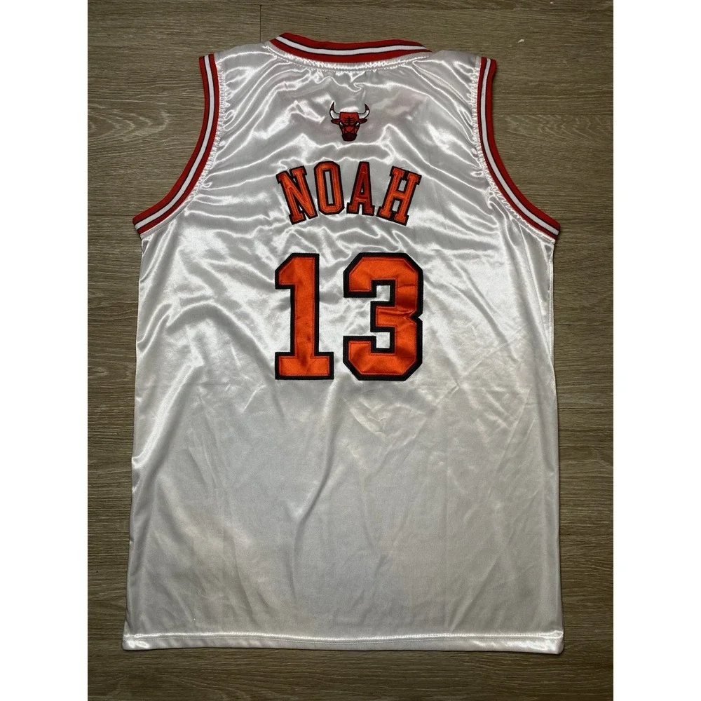 Men 2XL Authentic Adidas Joakim Noah #13 Bulls 20th Anniversary RARE NBA Jersey
